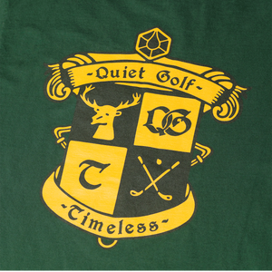 Timeless x Quiet Golf Crest T-shirt