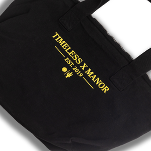 Timeless x Manor Open to the Public Zipper Tote Bag